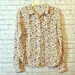 Size Small Cowgirl Print Western Wear Button Up